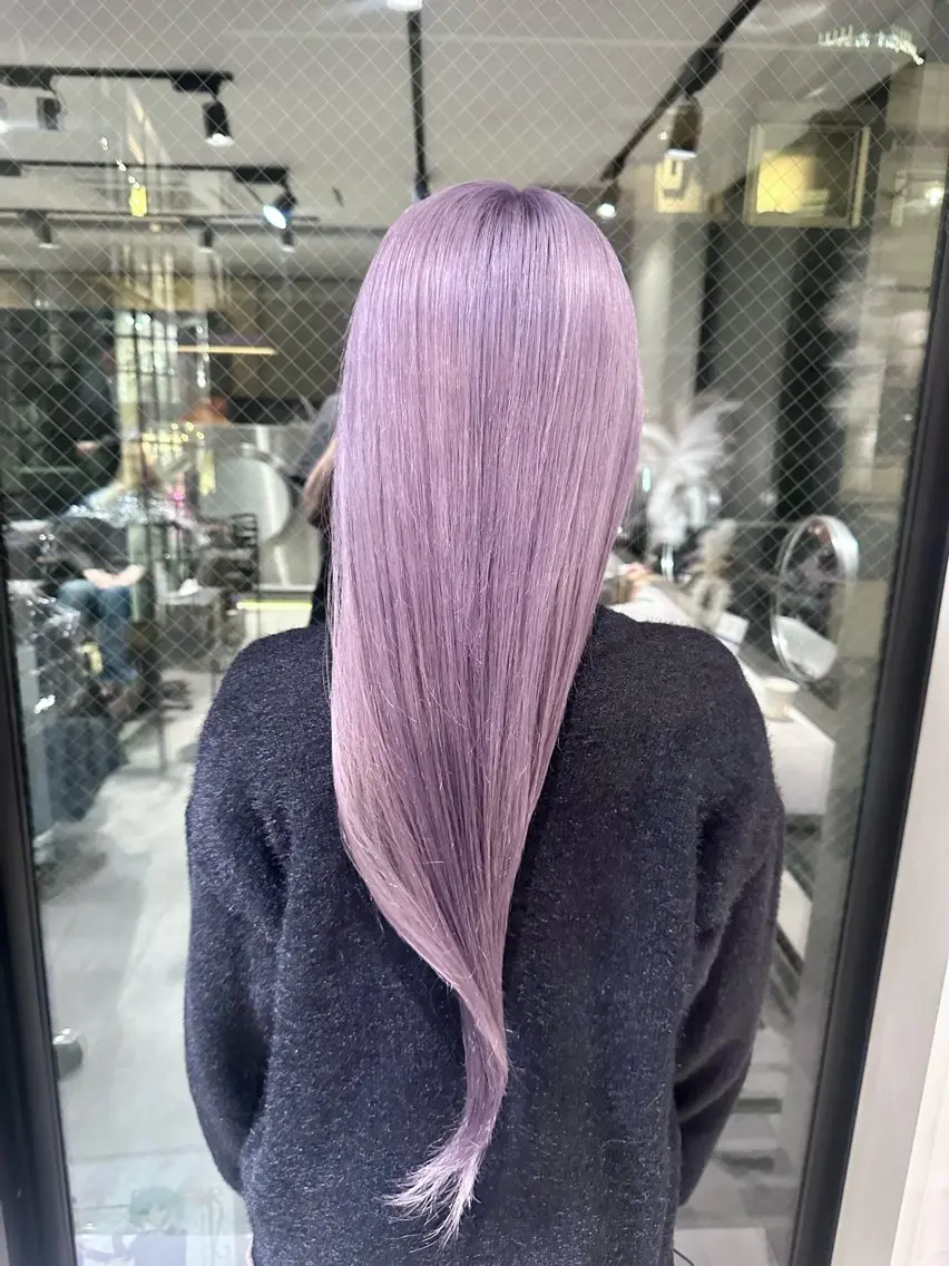 ロング ヘアカラー 愛されgirly Haruka🤍のヘアスタイル