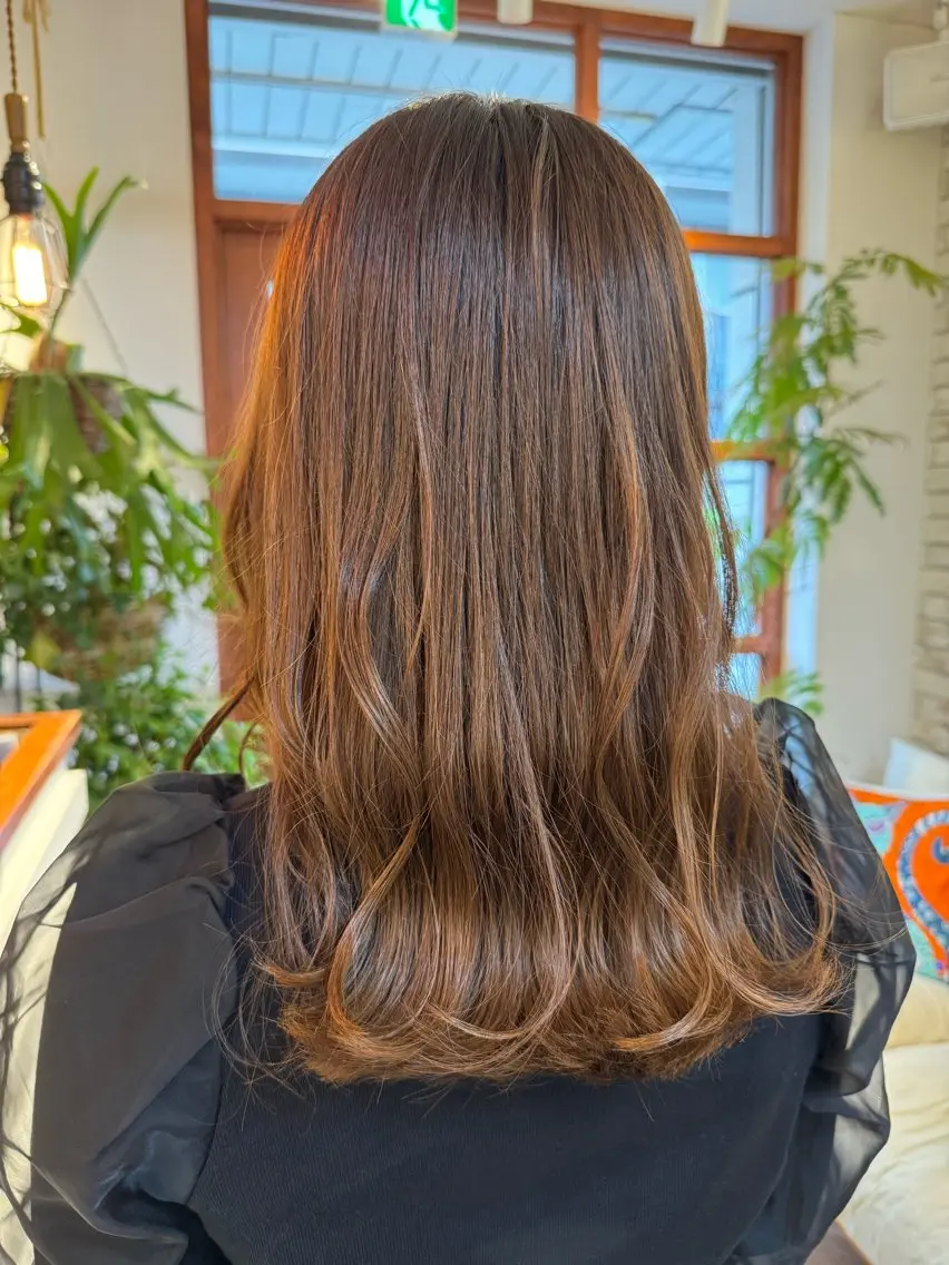 ロング 縮毛矯正 トリートメント カット 縮毛矯正 oceano🌎小林 穂乃花のヘアスタイル