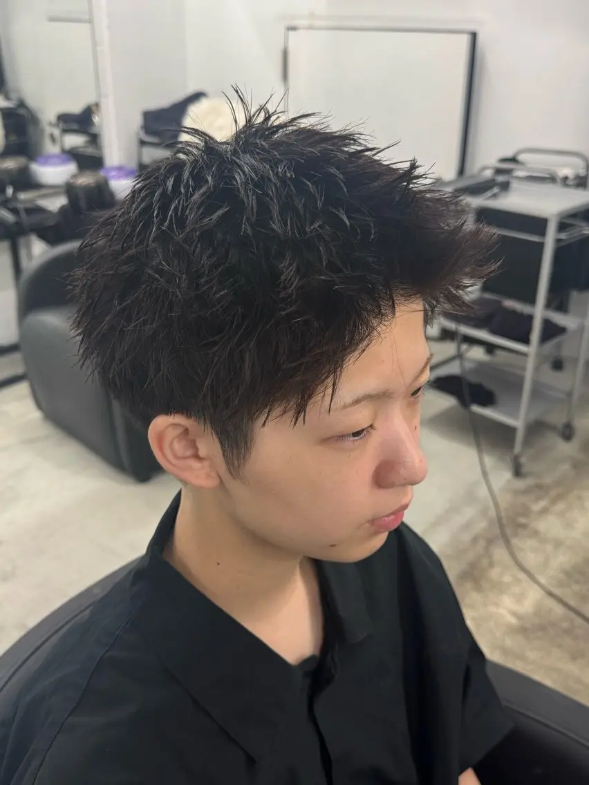 メンズ 岩佐 柚太のヘアスタイル