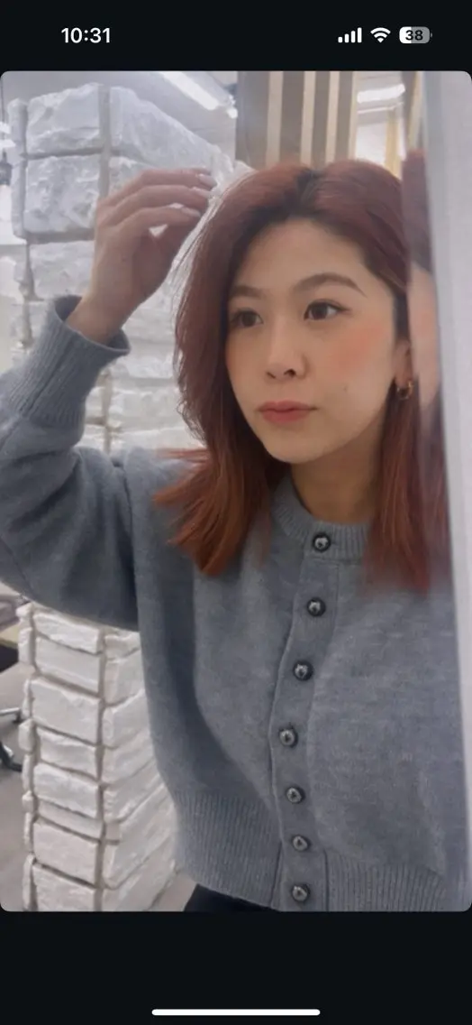 ミディアム カラー カット ヘアカラー トリートメント 似合わせ美髪ヘア✨ 天王寺.阿倍野🌈のヘアスタイル