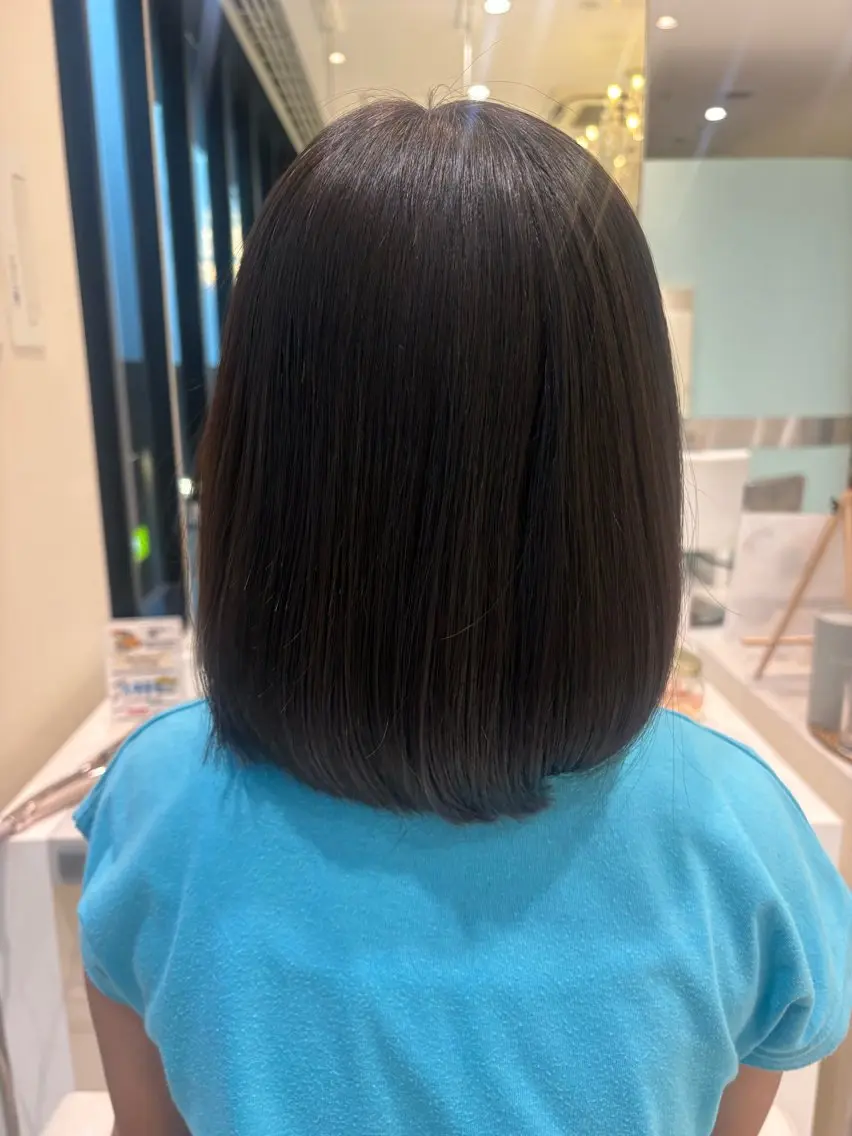 ミディアム キッズ 🎀【暖色艶カラー】 MIHO🎀のヘアスタイル
