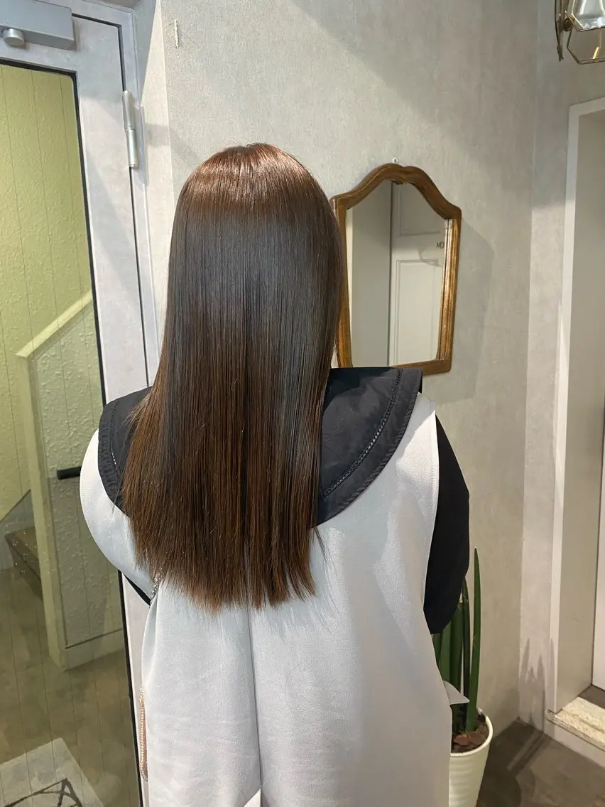 カラー ブラウンカラー 透明感カラー🫧🎀 まりなのヘアスタイル