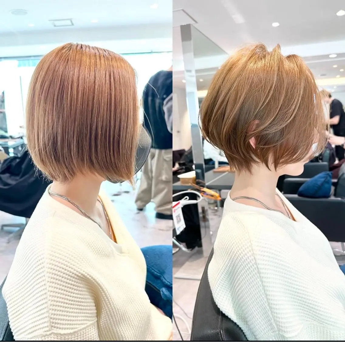 ショート 💐ショート/レイヤ ー💐荒砂のヘアスタイル