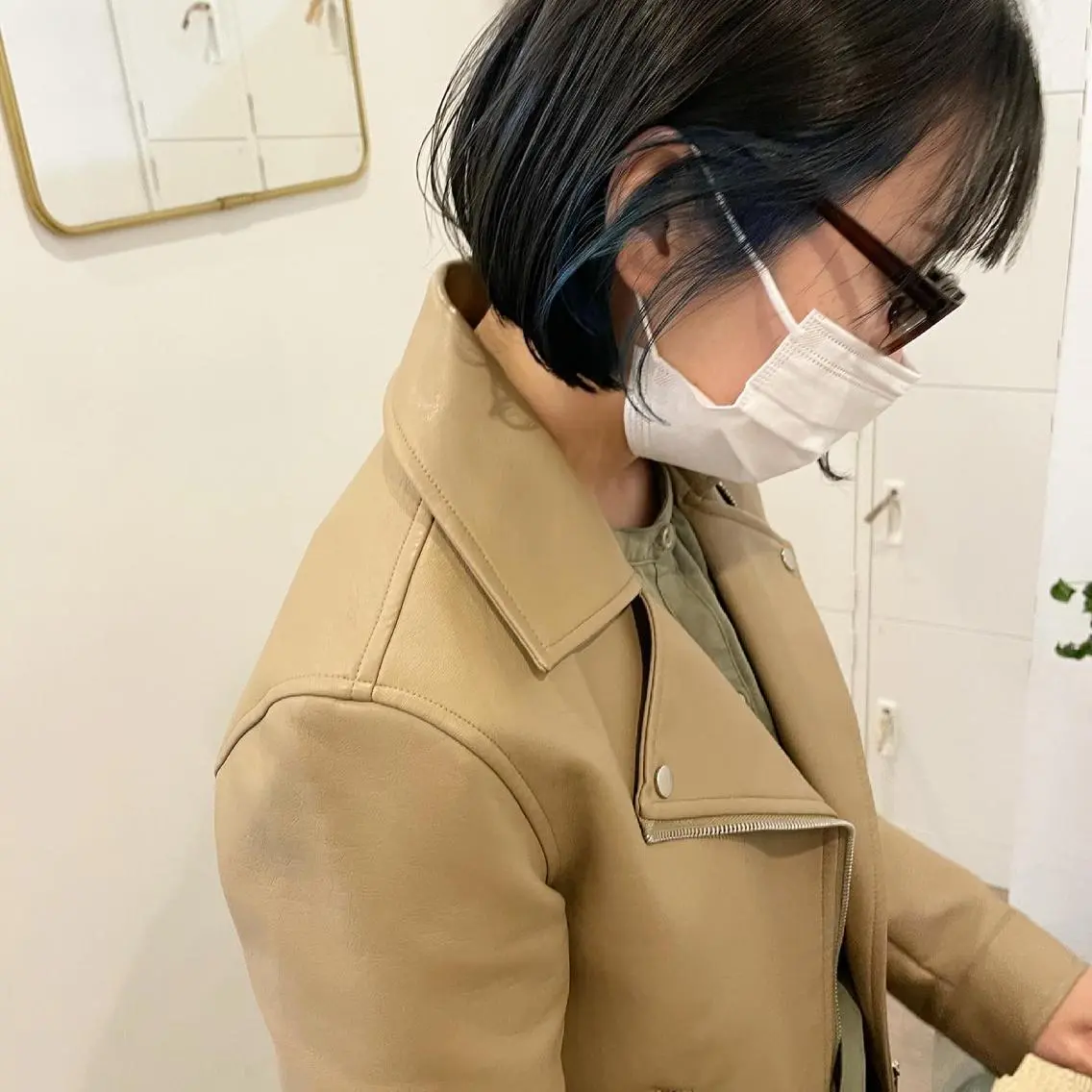 カラー 大迫 江梨のヘアスタイル