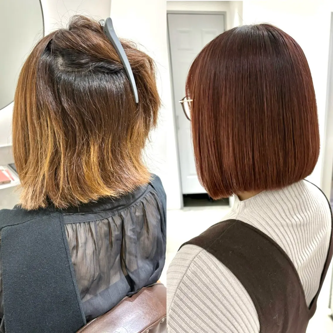 ショート カット 縮毛矯正 トリートメント 髪質改善 縮毛矯正/ レイヤー/銀座/本木のヘアスタイル