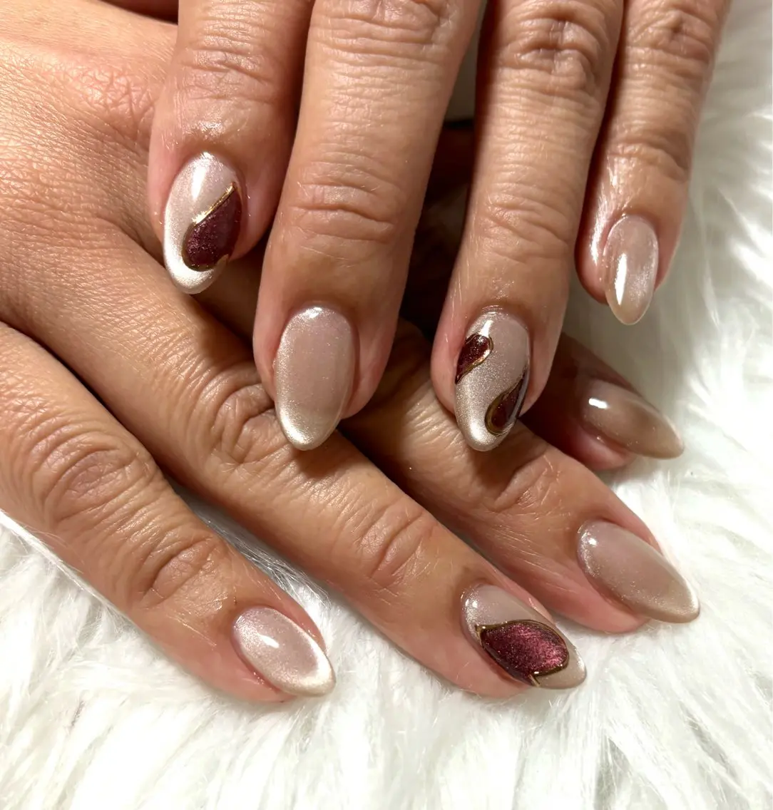 ネイル ハンドネイル nail salon HIRUKANAのネイルデザイン
