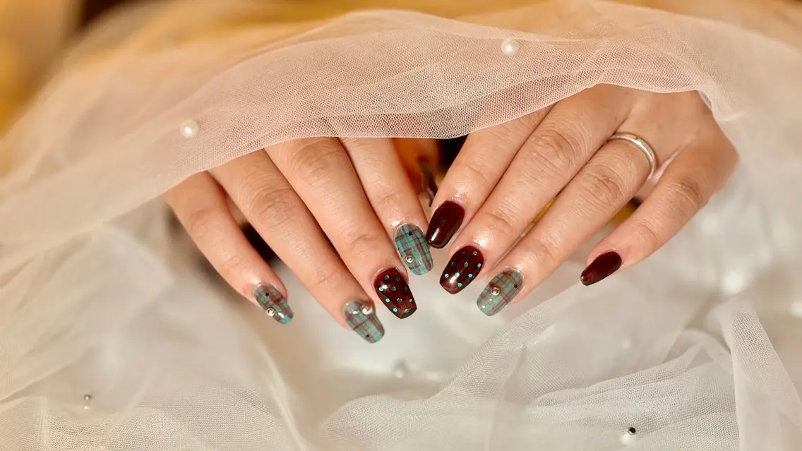ネイル ハンドネイル NellyNail *̩̩̥ あおい🌷のネイルデザイン