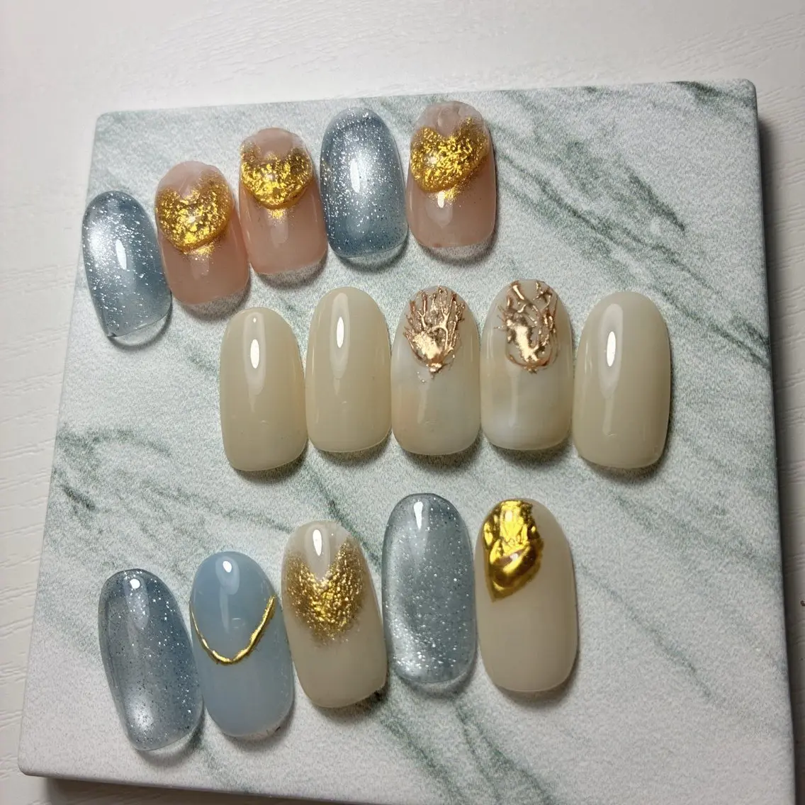 ネイル フットネイル 氷ネイル・うるうるネイル マグネットネイル メンズネイル ニュアンスネイル ハンドネイル nail salon anoneのネイルデザイン