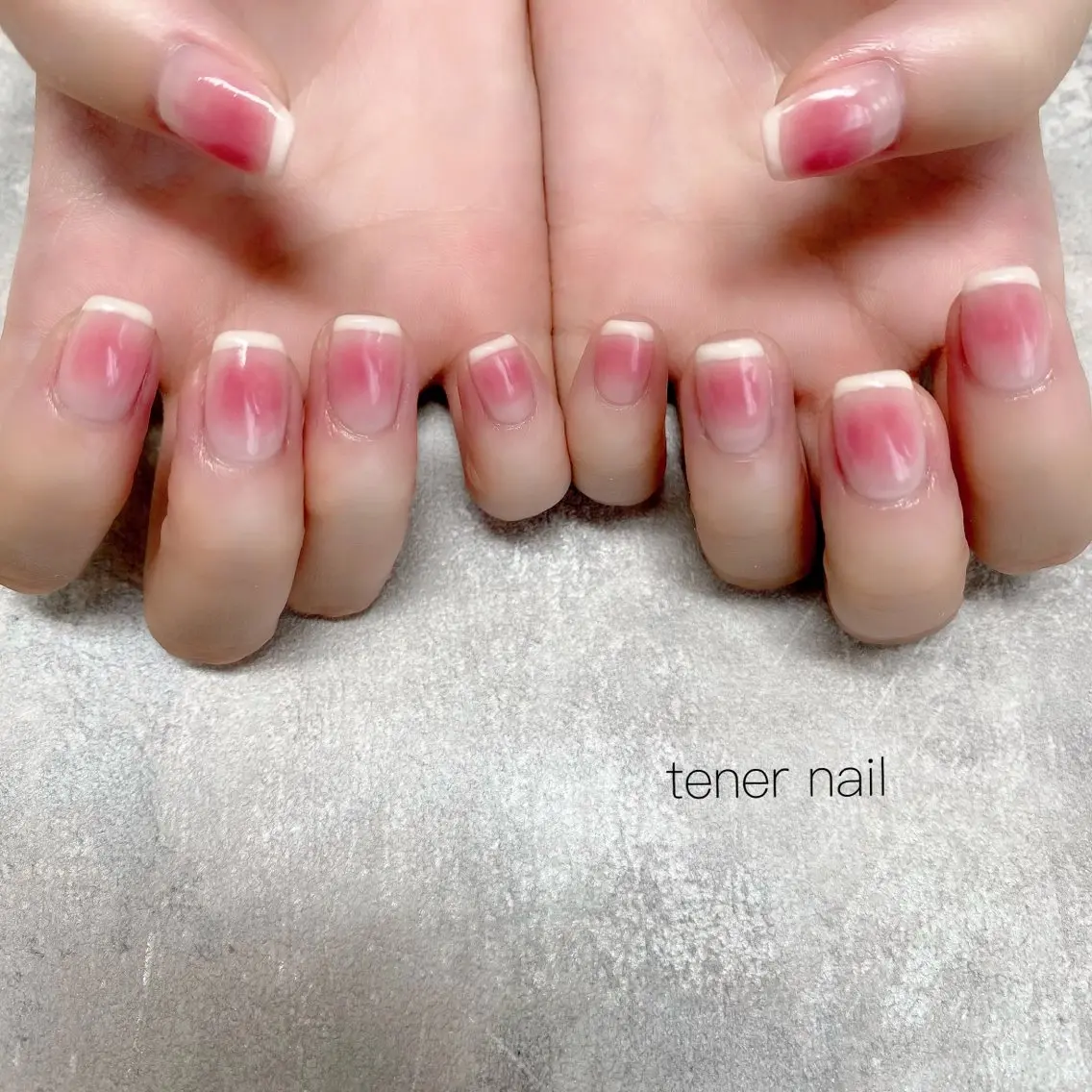 ネイル チークネイル フレンチネイル ハンドネイル テネルネイル tener nailのネイルデザイン