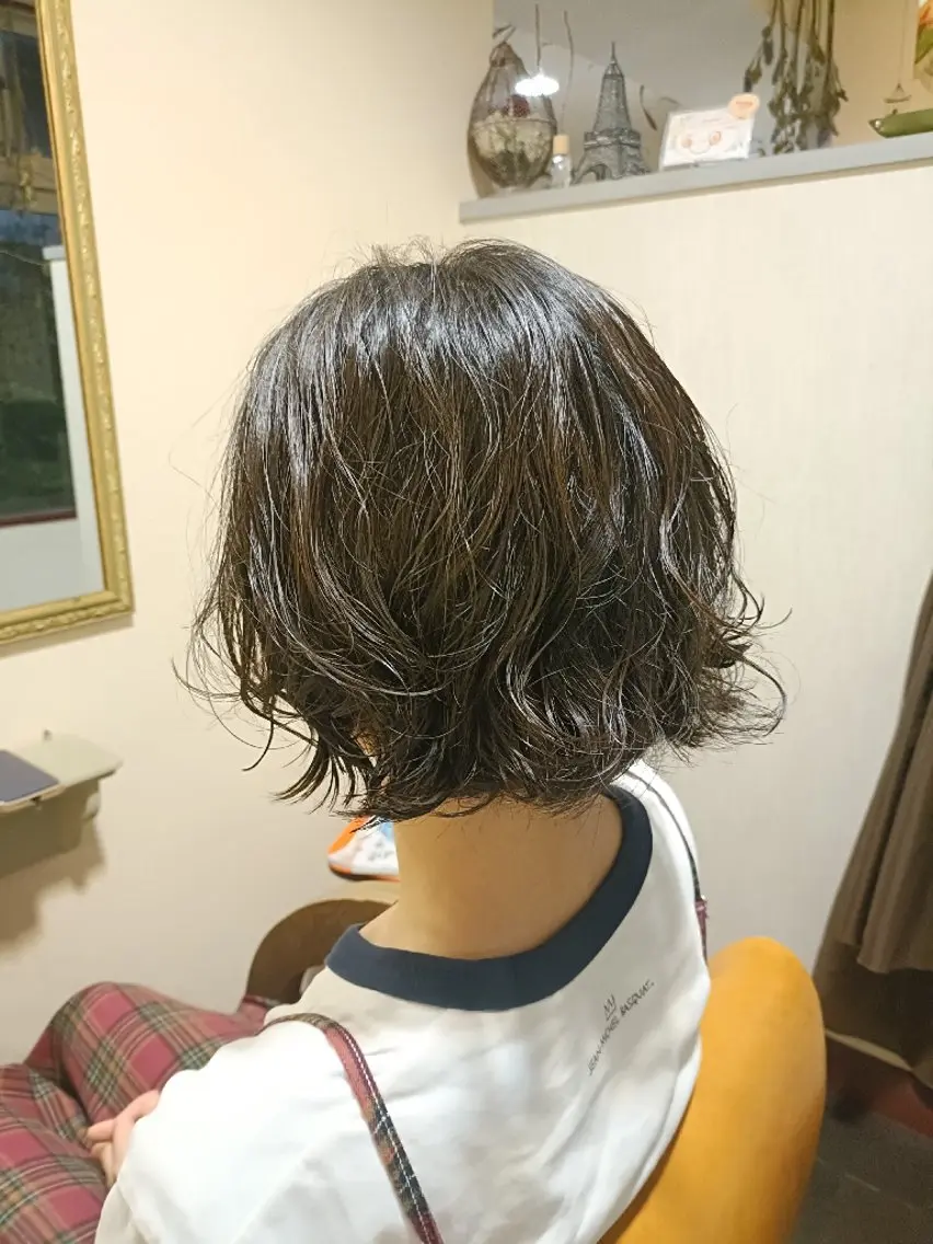 レディースカット+パーマ+oggiottoトリートメントの写真