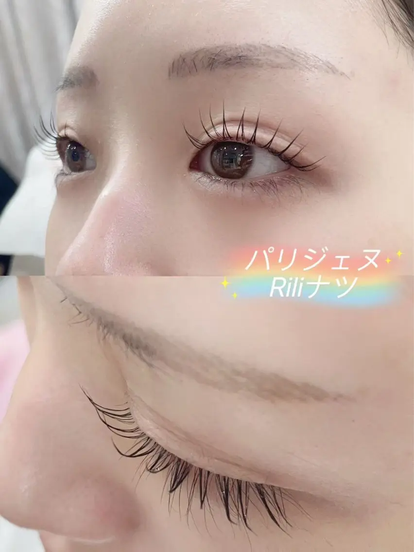 マツエク・マツパ パリジェンヌラッシュリフト マツパ Rili 新大久保のマツエク・マツパデザイン