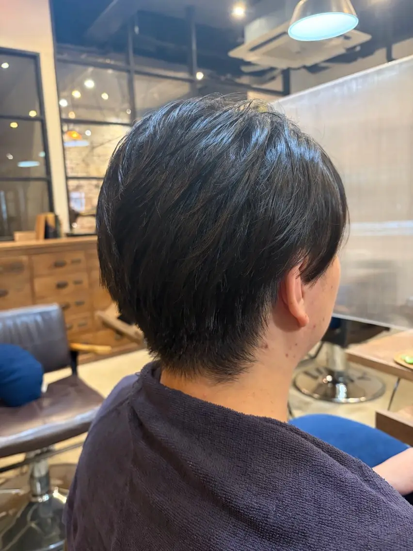 【メンズカラー】+カット✂️シャンプー セット込の写真