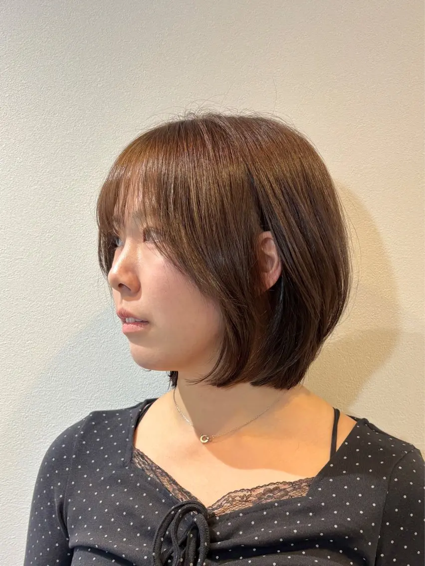 ショート ボブ タンバルモリ 韓国風ヘア カット トリートメント ショート/レイヤー/ ボブ/安本和史のヘアスタイル