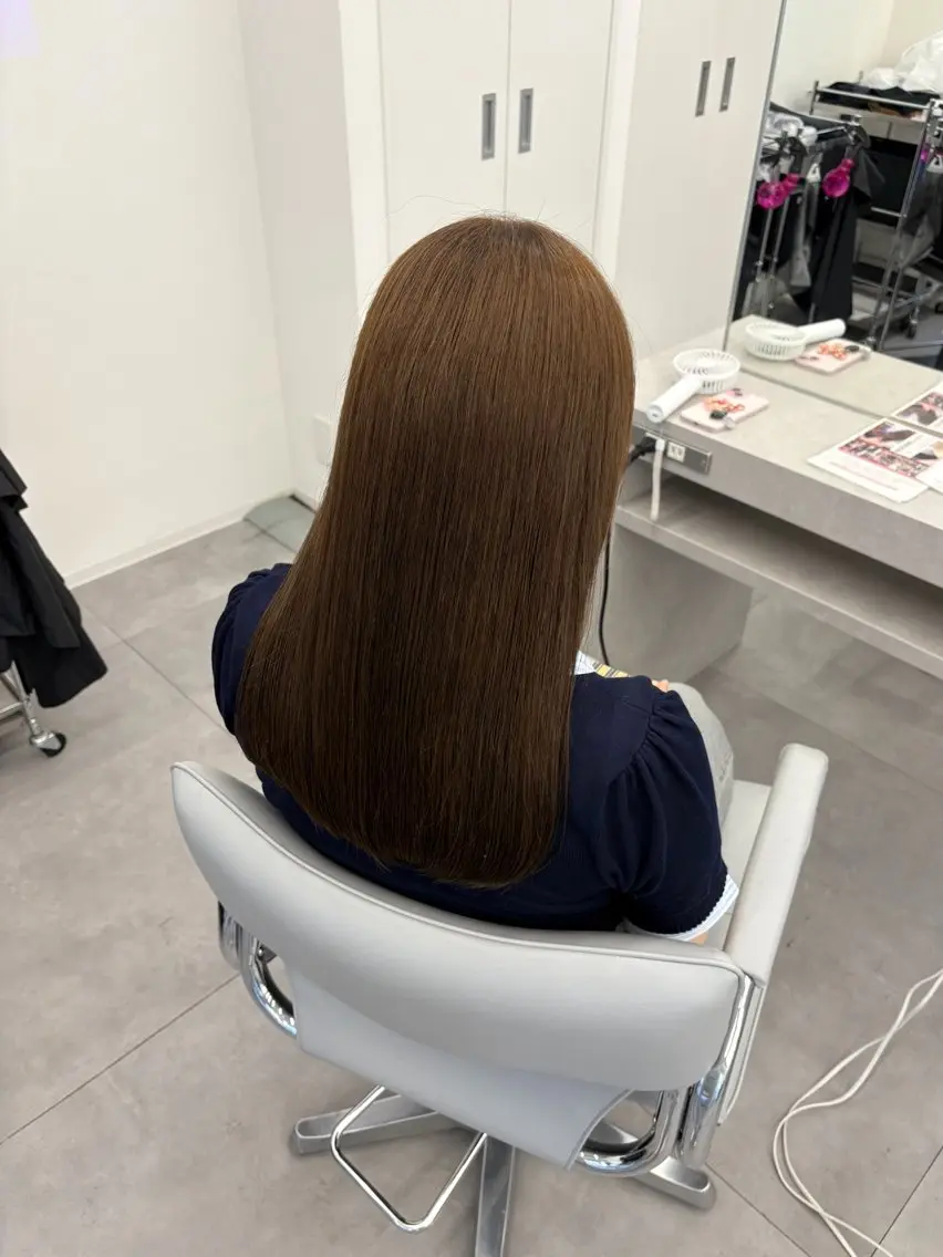 ロング カラー ヘアカラー 🫧ナチュラル矯正 /カラー🫧あやりのヘアスタイル