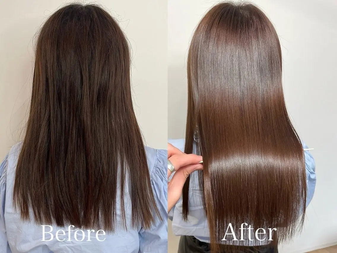 ロング カラー パーマ 渡辺 鴻江のヘアスタイル