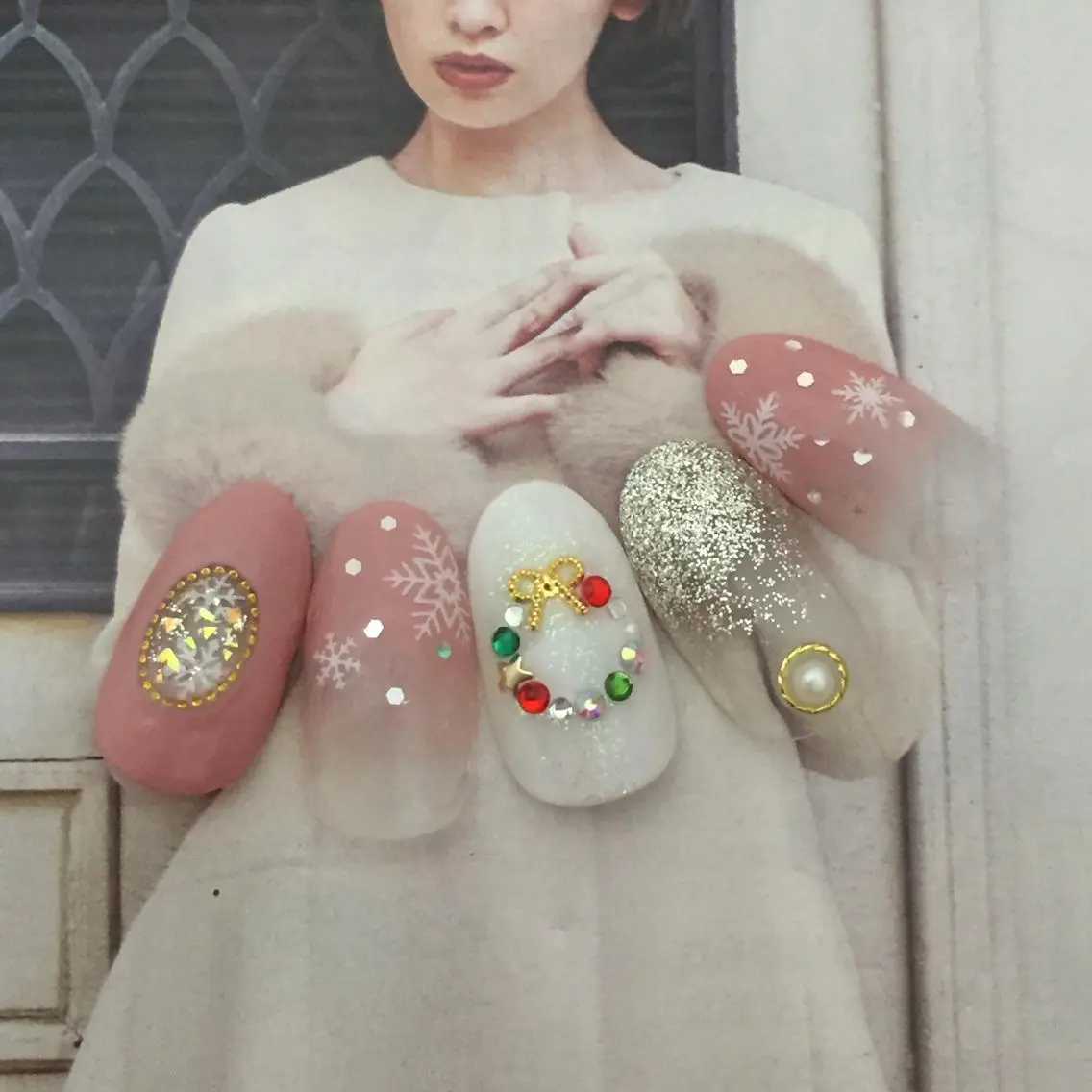 ネイル 冬ネイル クリスマス MyurioNail みわこのネイルデザイン