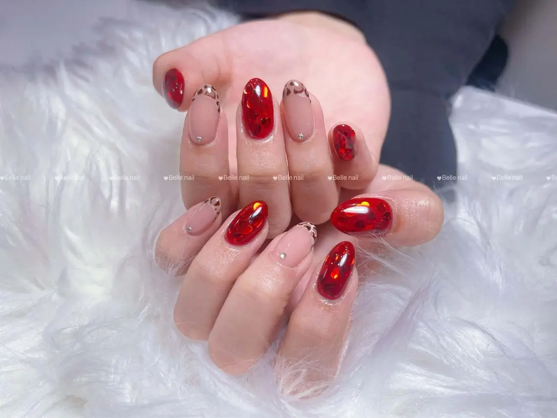 ネイル アートネイル ジェルネイル ニュアンスネイル 夏ネイル ネイルチップ アンアンBelle Nail 池袋のネイルデザイン