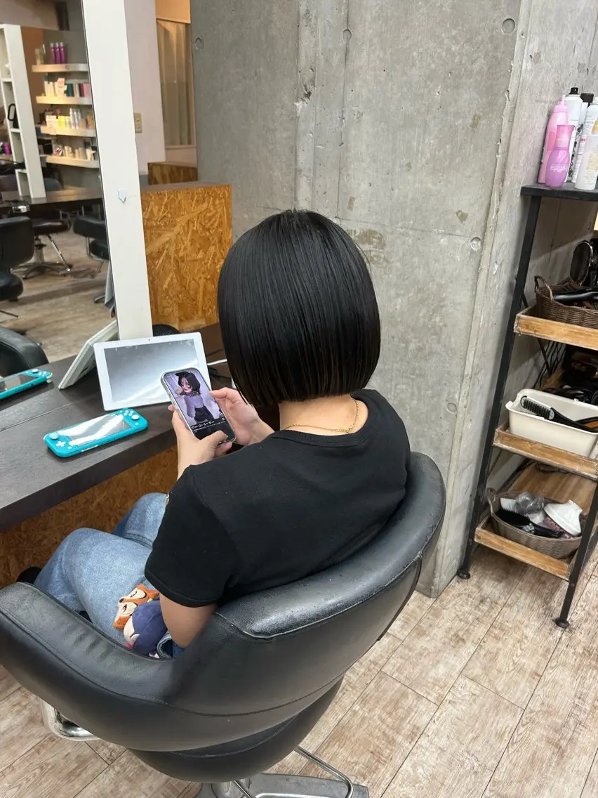 ショート ボブ 桜井晶/ Blossom大山店のヘアスタイル