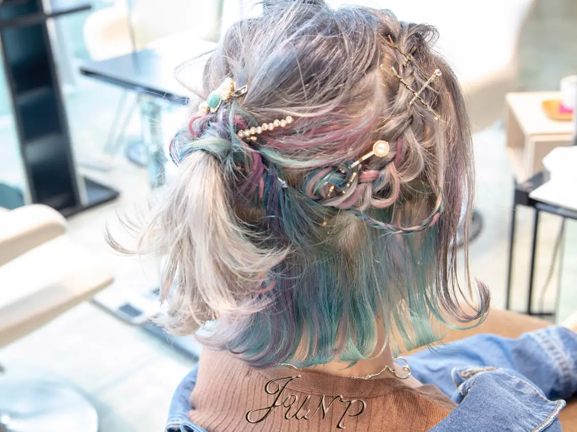 カラー ヘアアレンジ Re:ta Hair 飯田淳平のヘアスタイル