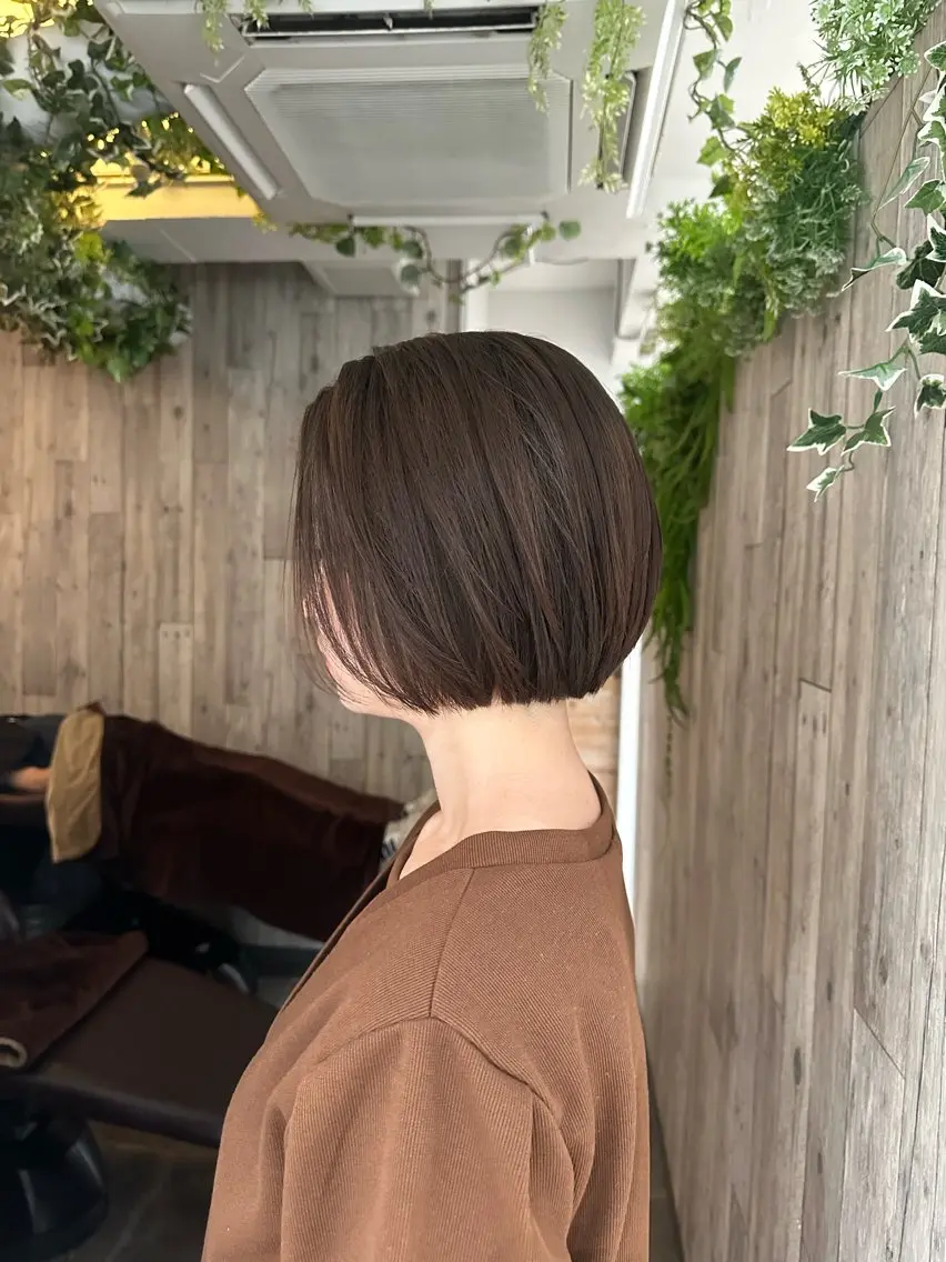 ショート カット ヘアカラー トリートメント ＨＩ ROのヘアスタイル