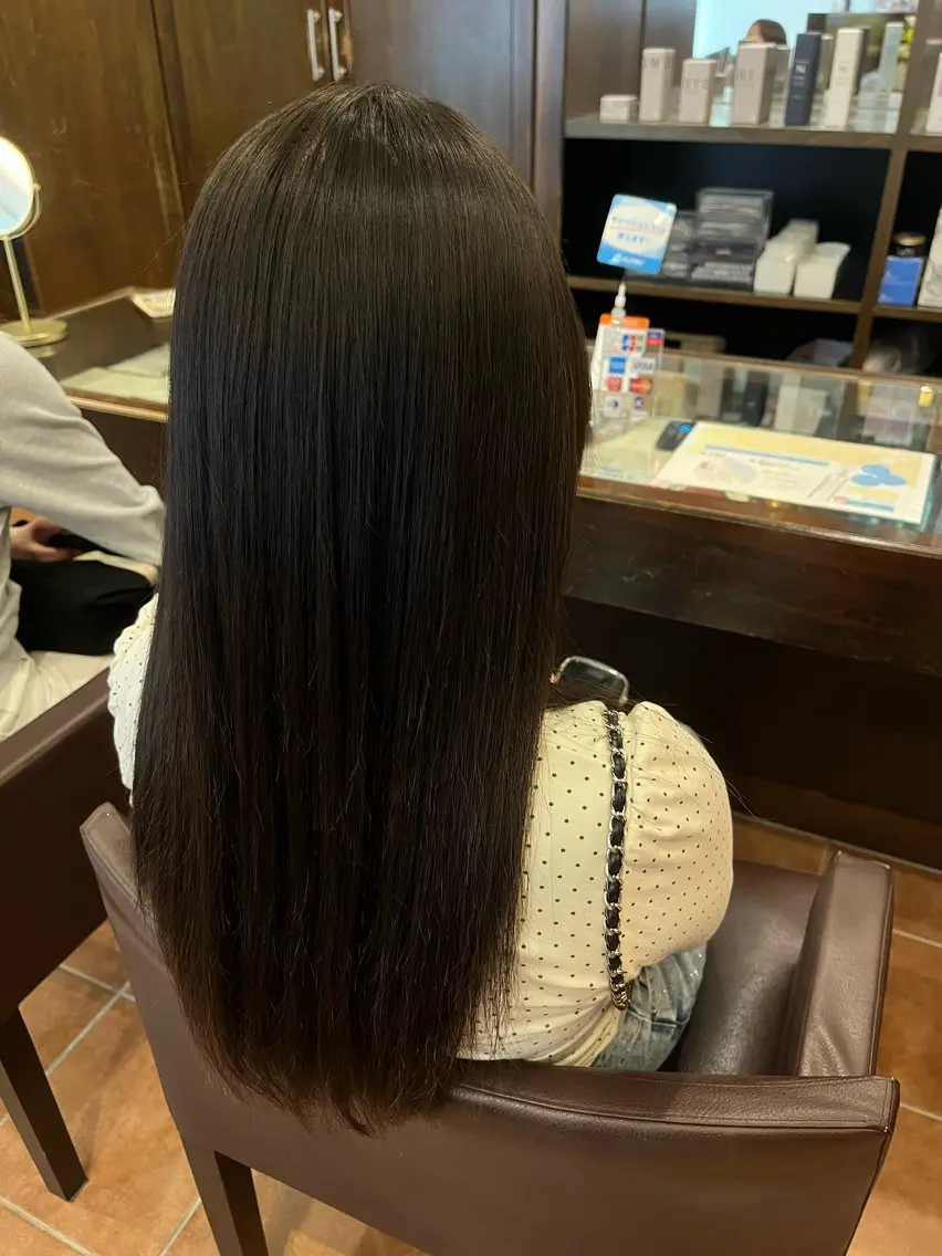 ロング 縮毛矯正 VAN COUNCIL清須店のヘアスタイル