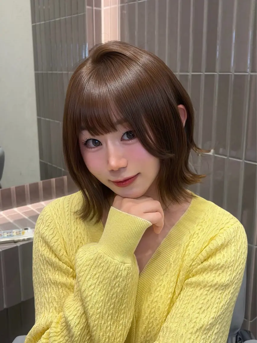 ショート カラー 透明感カラー 渡海 みのりのヘアスタイル