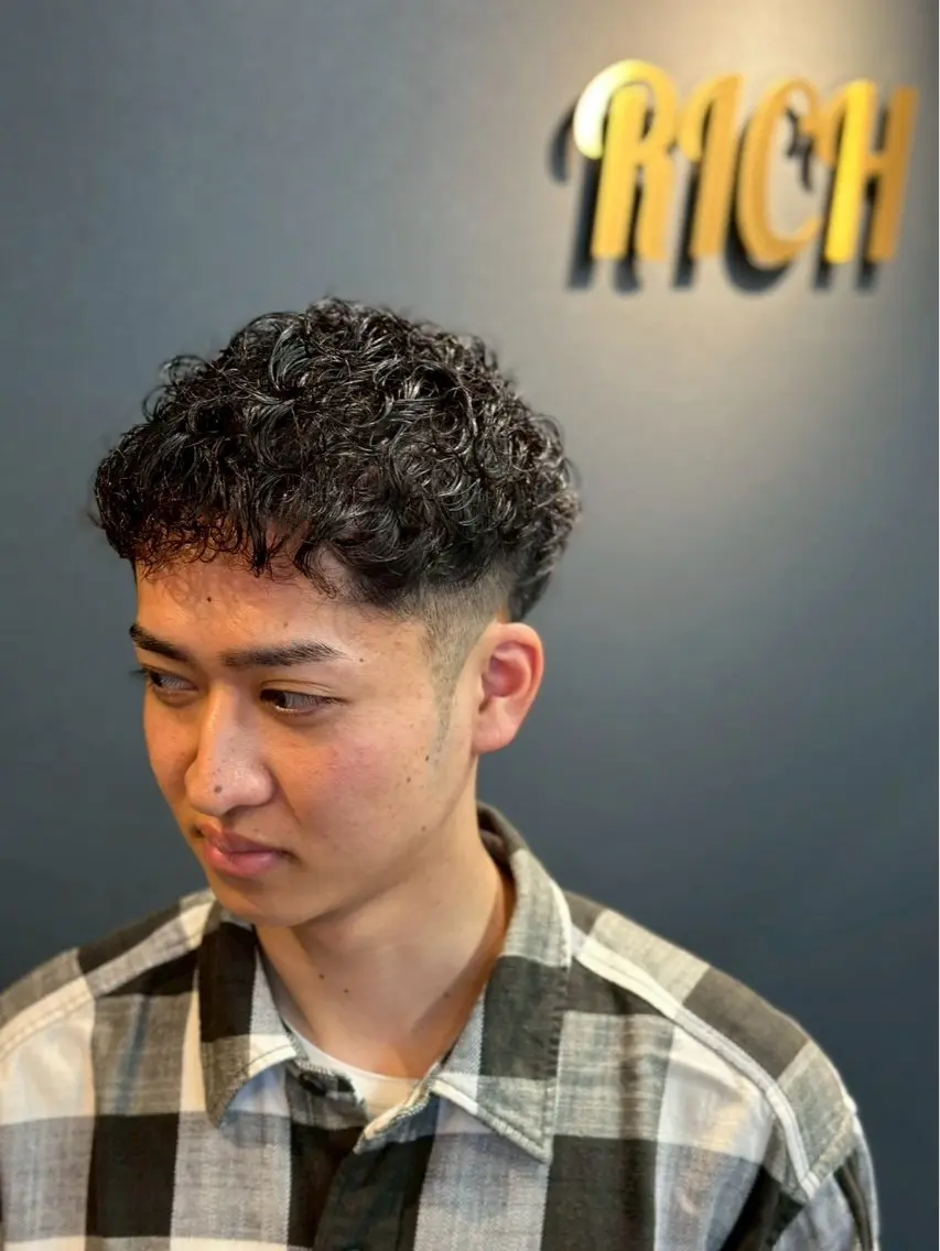 パーマ 【メンズパーマ】 山下勝勲のヘアスタイル