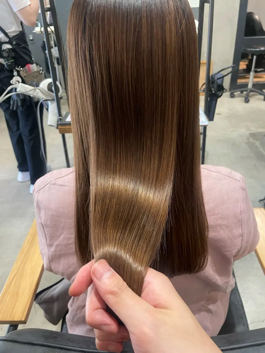 ロング 藤戸 美のヘアスタイル