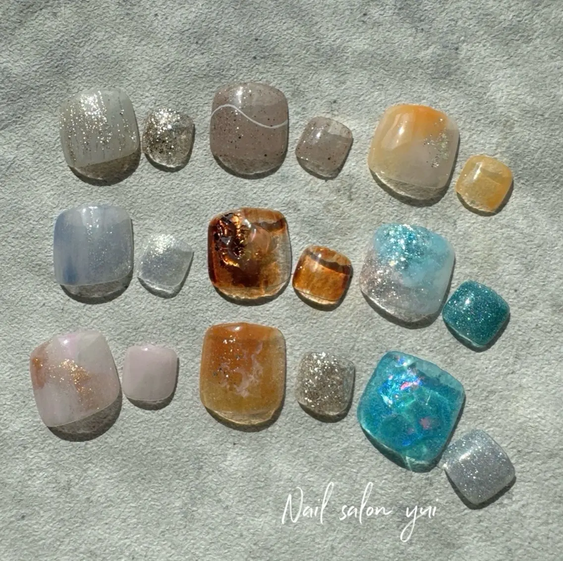 ネイル フットネイル M .IKUのネイルデザイン