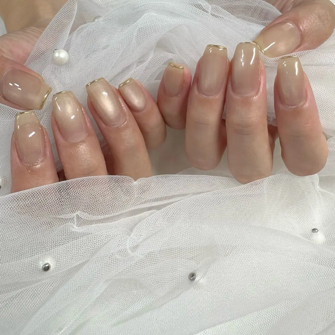 ネイル ジェルネイル シンプルネイル 東 千夏のネイルデザイン