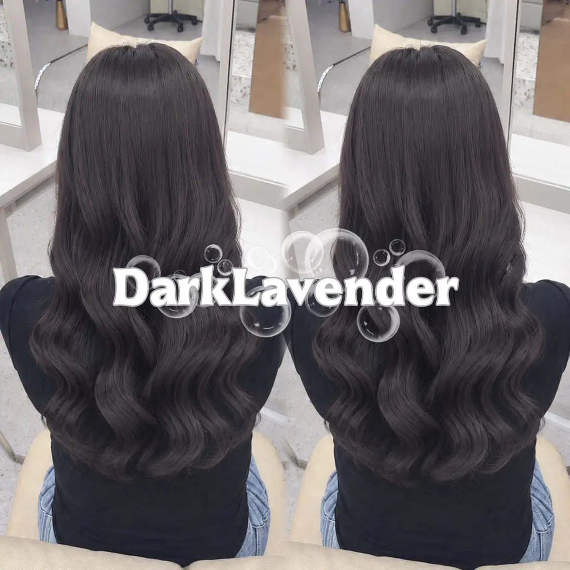 ロング カラー 透明感カラー ディープラベンダー ラベンダーカラー 卒業式のヘアスタイル 髪質改善 ヘアカラー トリートメント haru/COCO /大宮/カラーのヘアスタイル