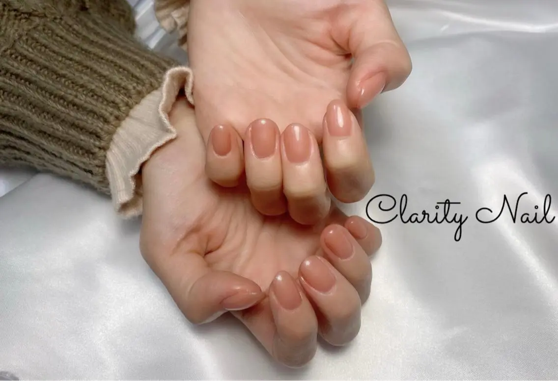 ネイル ワンカラーネイル ハンドネイル Clarity Nailのネイルデザイン