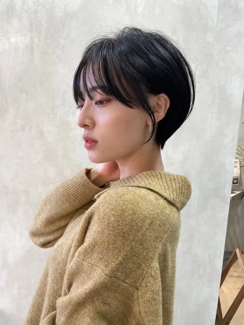 ショート 💖美髪矯正／透明感 カラー💖のぞみのヘアスタイル