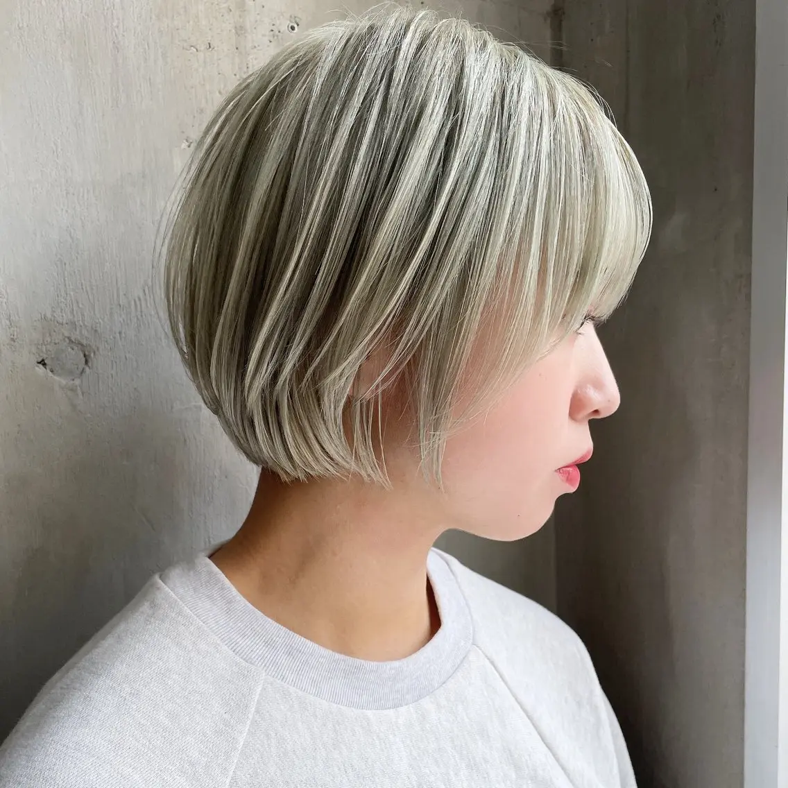 ショート カラー カット ヘアカラー トリートメント 韓国ヘア/髪質改善 /Harunaのヘアスタイル