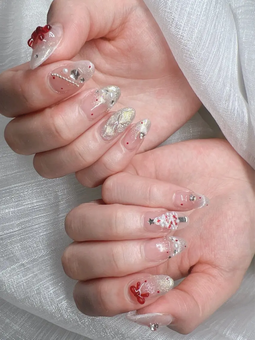 ネイル ハンドネイル Lee Nails チップ長さだし専門店のネイルデザイン