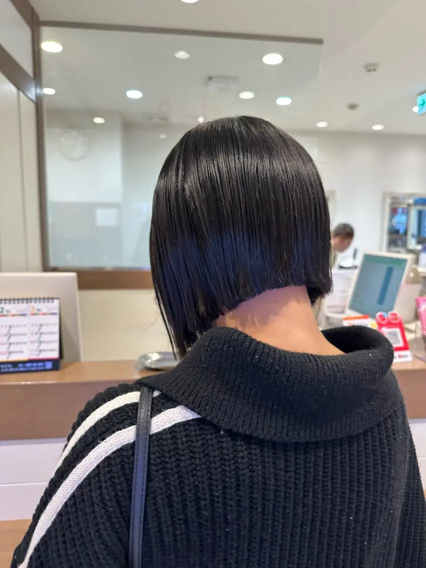 ミディアム ボブ カット 田畑 あやののヘアスタイル