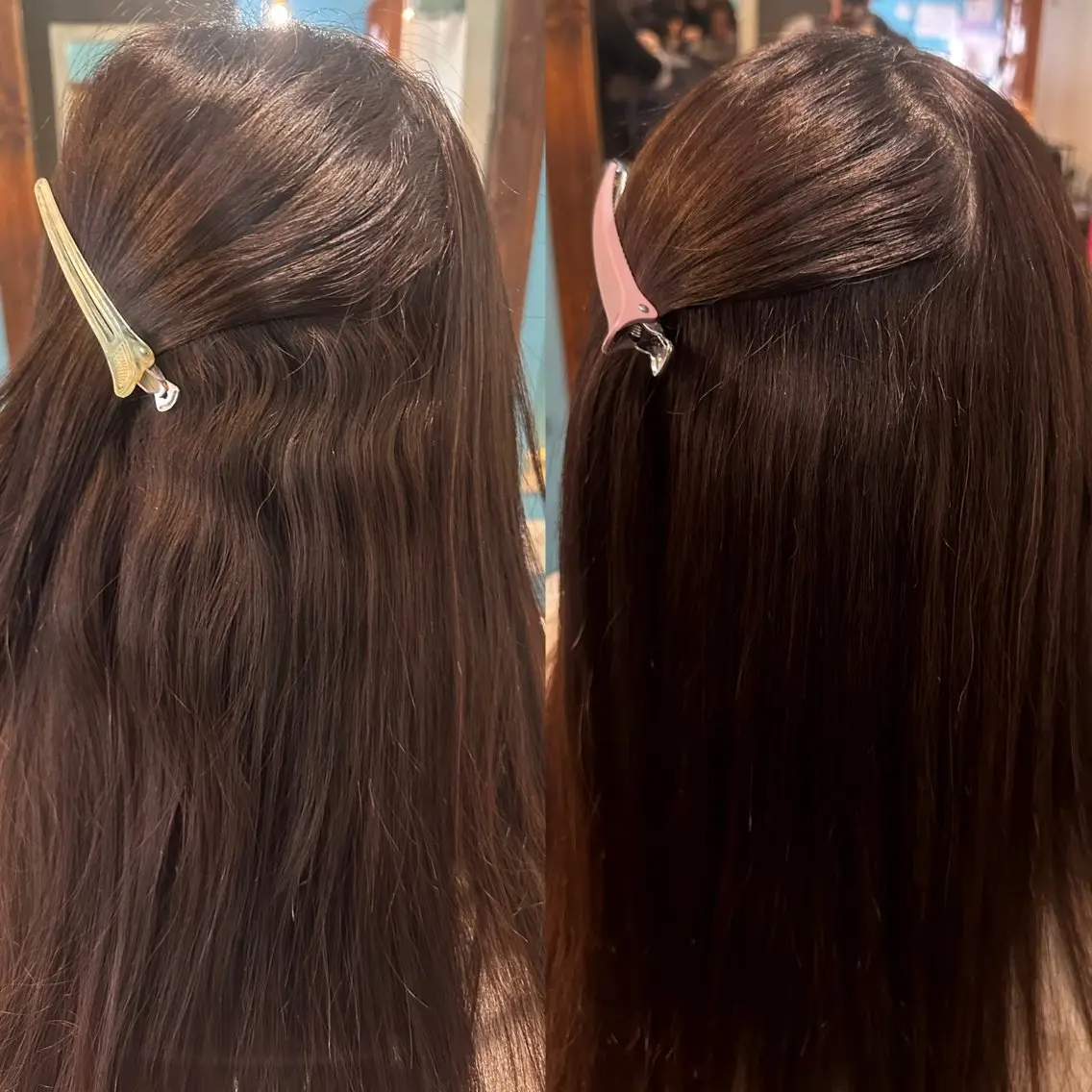 ロング 縮毛矯正 安達 望のヘアスタイル