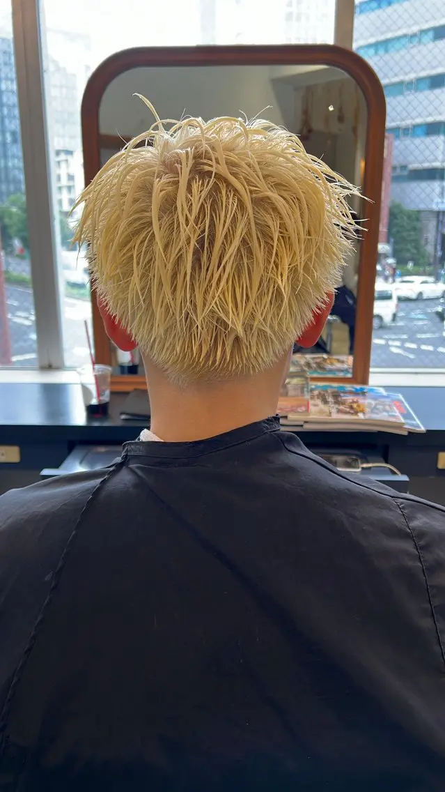 ショート タナカ レイのヘアスタイル