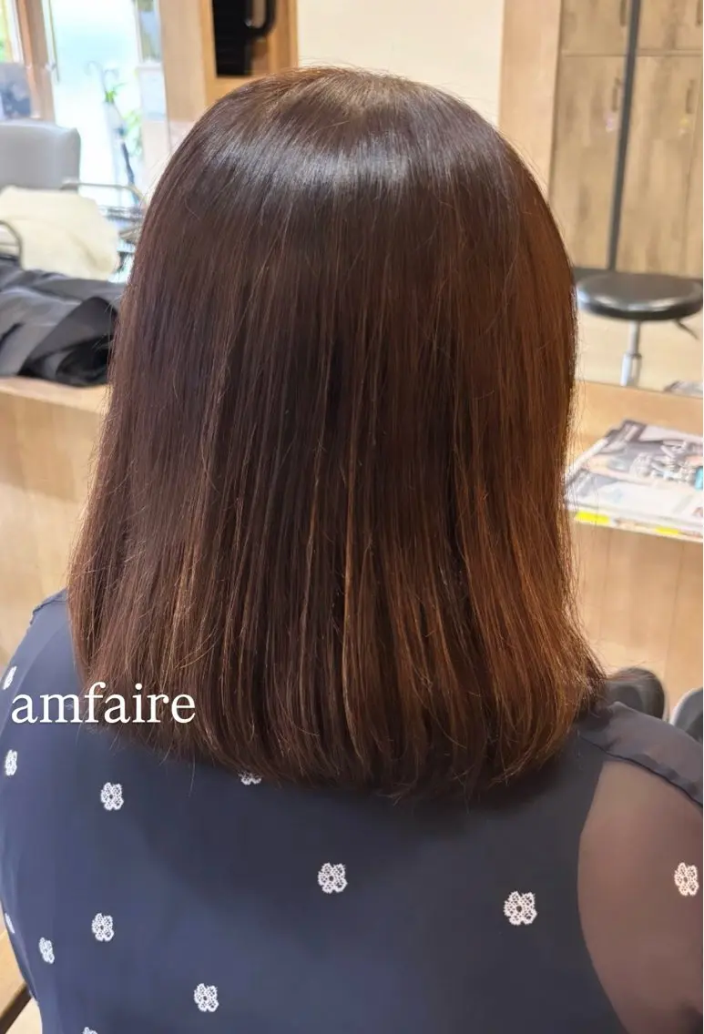 ミディアム shimizu .のヘアスタイル