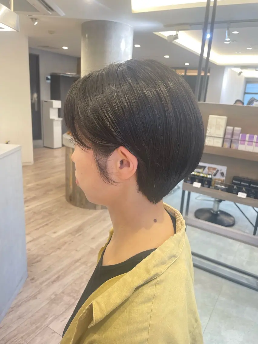 ショート ♡似合わせ ♡ハイトーン♡のヘアスタイル