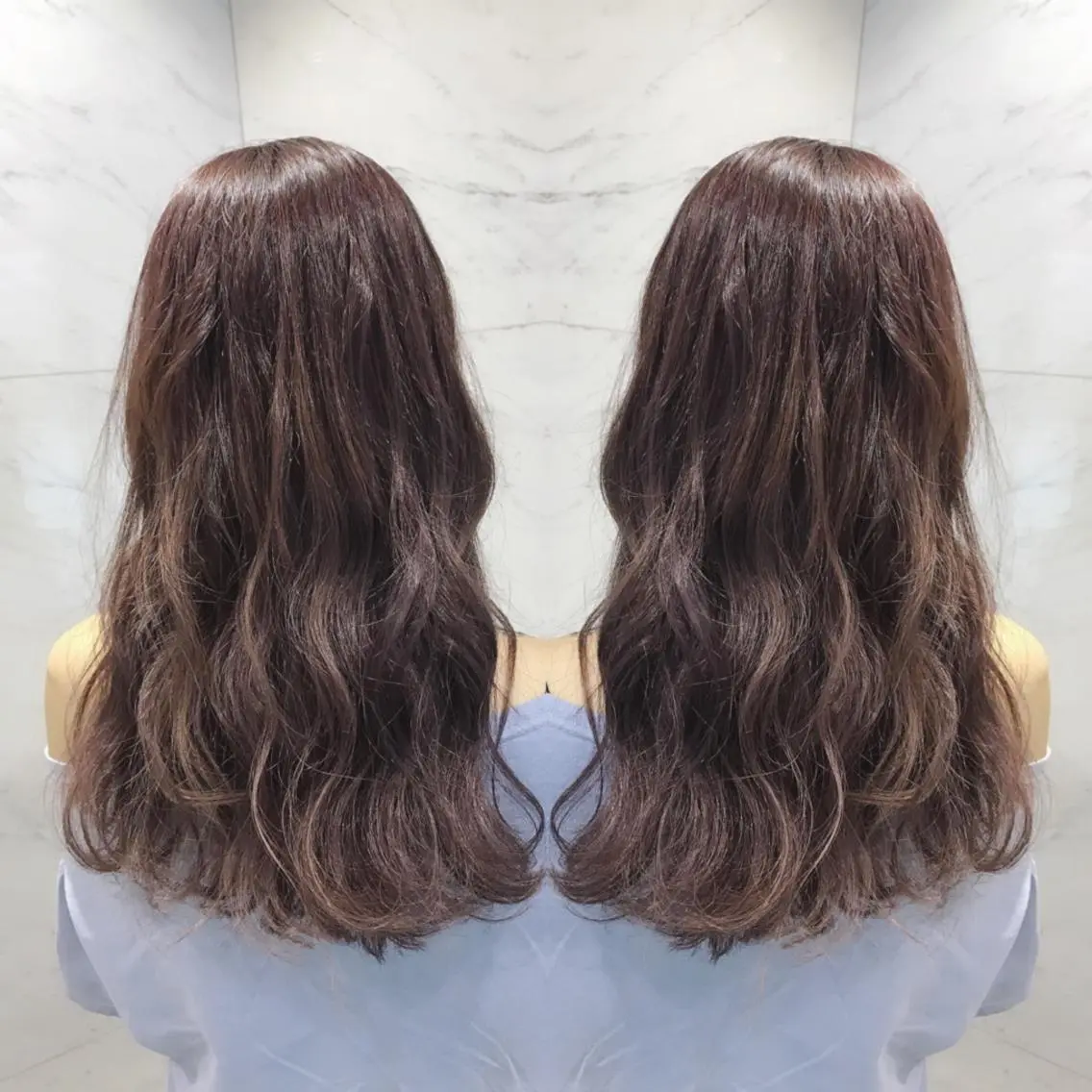 ロング カラー ヘアカラー 重政 和樹のヘアスタイル
