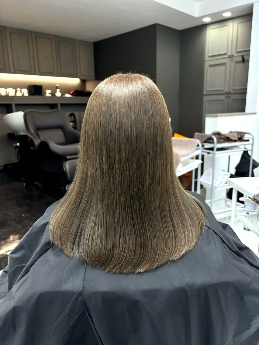 ロング ヘアカラー トリートメント ヘッドスパ 🪞透明感カラー🫧 縮毛矯正🥇かずきのヘアスタイル