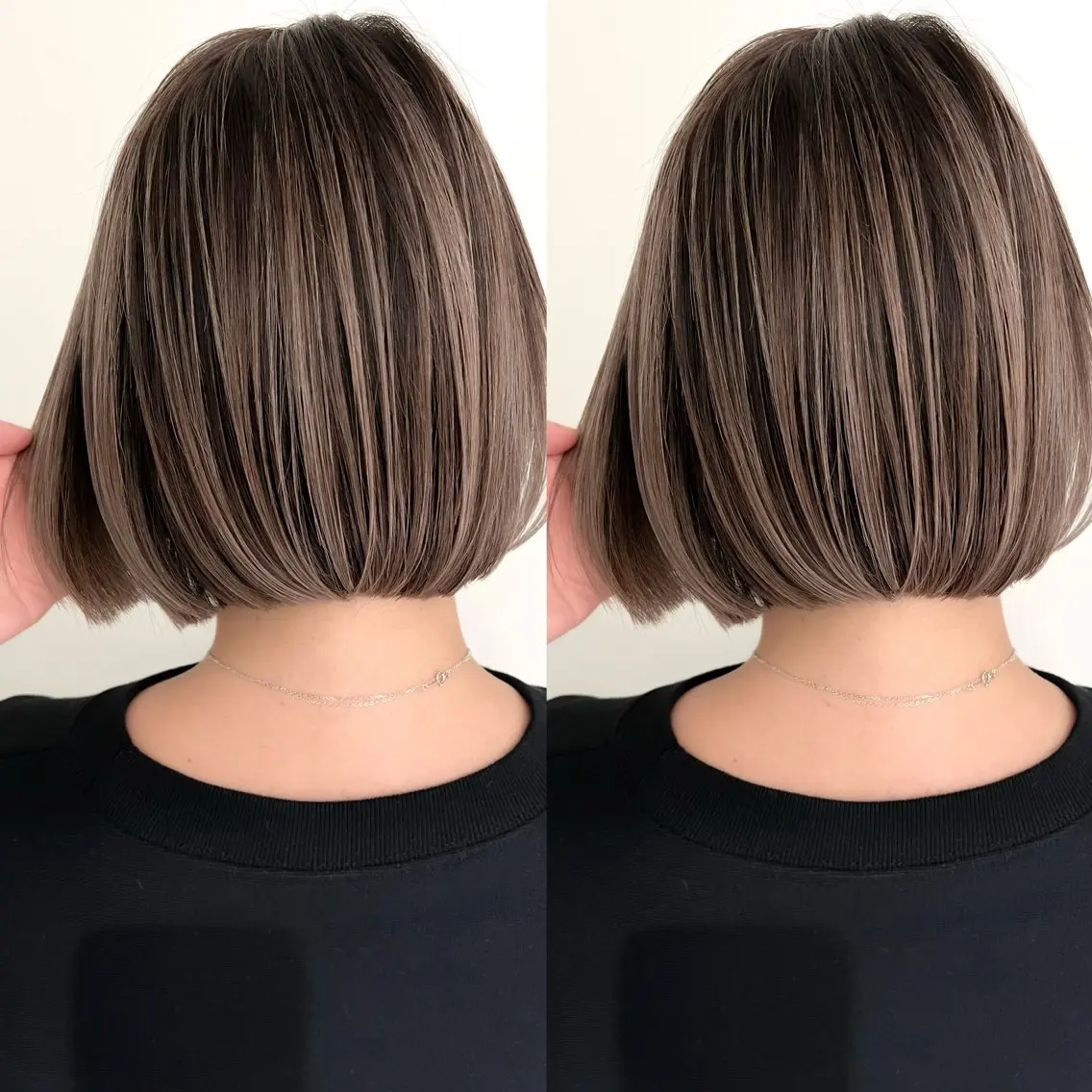 ショート カラー 小顔ボブ jilblanカホのヘアスタイル