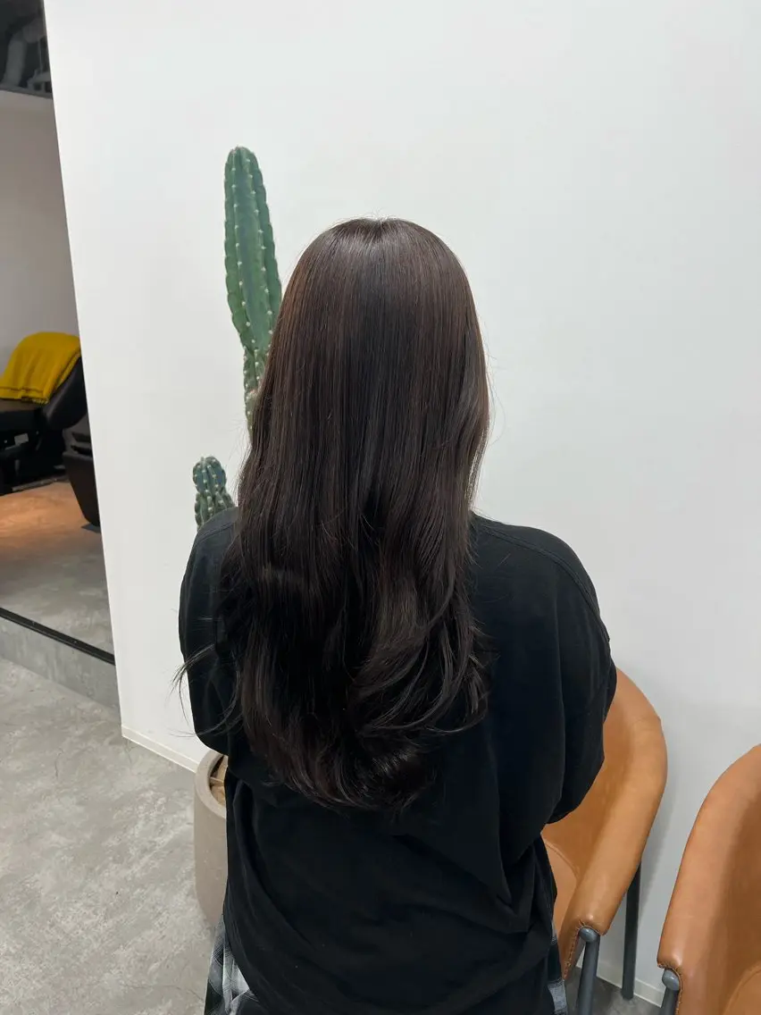 ロング 前 侃太のヘアスタイル