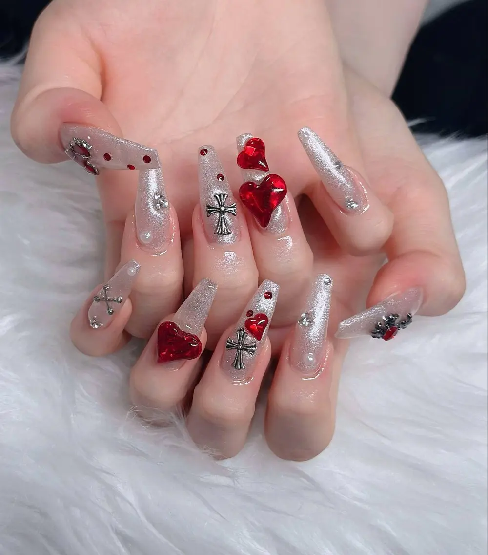 ネイル オーロラネイル フレンチネイル ジェルネイル ハロウィン キラキラネイル H.baby Nail Salonのネイルデザイン