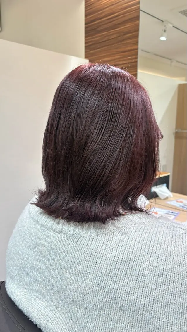 ミディアム カラー 個室サロン🕊️ 飯塚優希のヘアスタイル