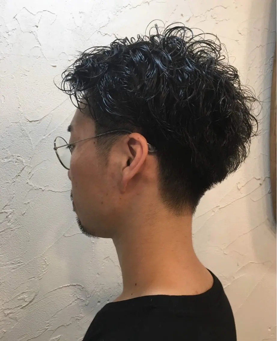 パーマ メンズ カット パーマ 高柳 麻美のヘアスタイル