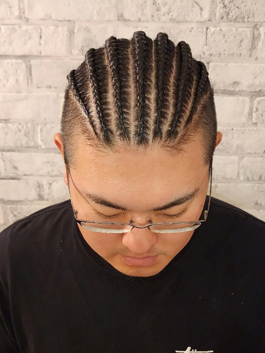 ロング メンズ ヘアセット ESTELA... OHARA のヘアスタイル