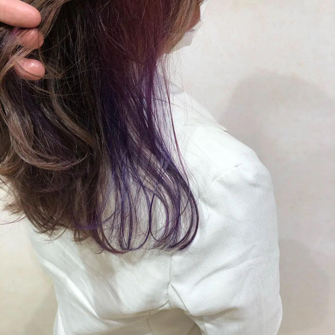 セミロング 髪質改善 メンズパーマゆうひのヘアスタイル
