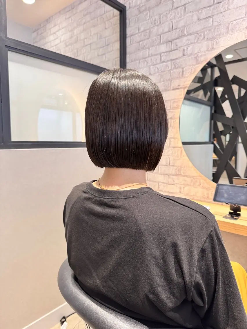 ショート ボブ 髪質改善 カット ヘアカラー トリートメント 宮腰一磨 ・ショート・ボブ🌿のヘアスタイル